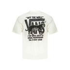 Vans White Cotton Men's T-Shirt