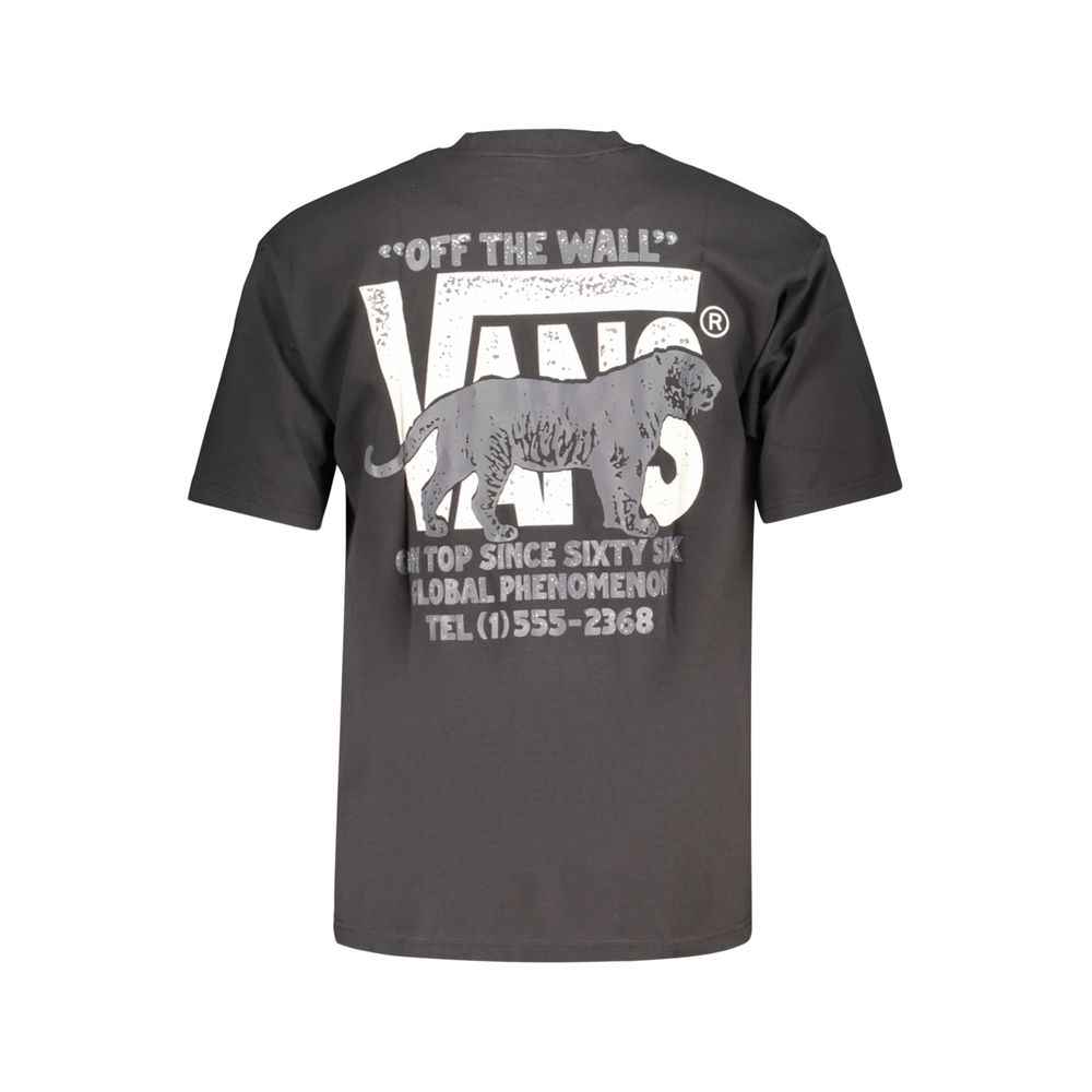 Vans Black Cotton Men's T-Shirt