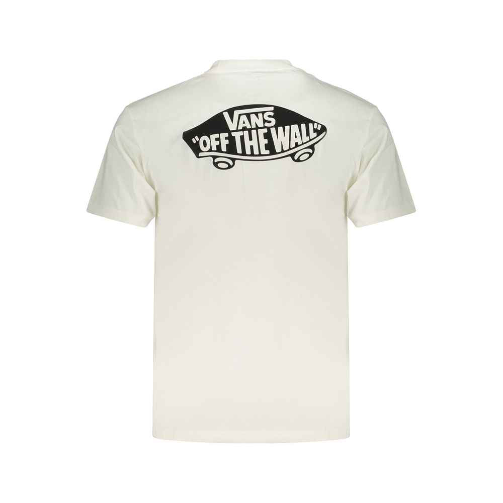 Vans White Cotton Men's T-Shirt