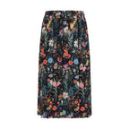 Gucci Multicolor Silk Midi Skirt