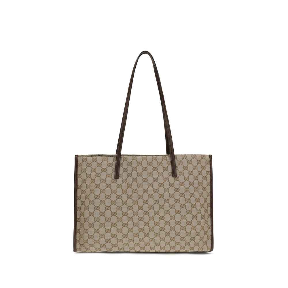 Gucci Beige Fabric Handbag