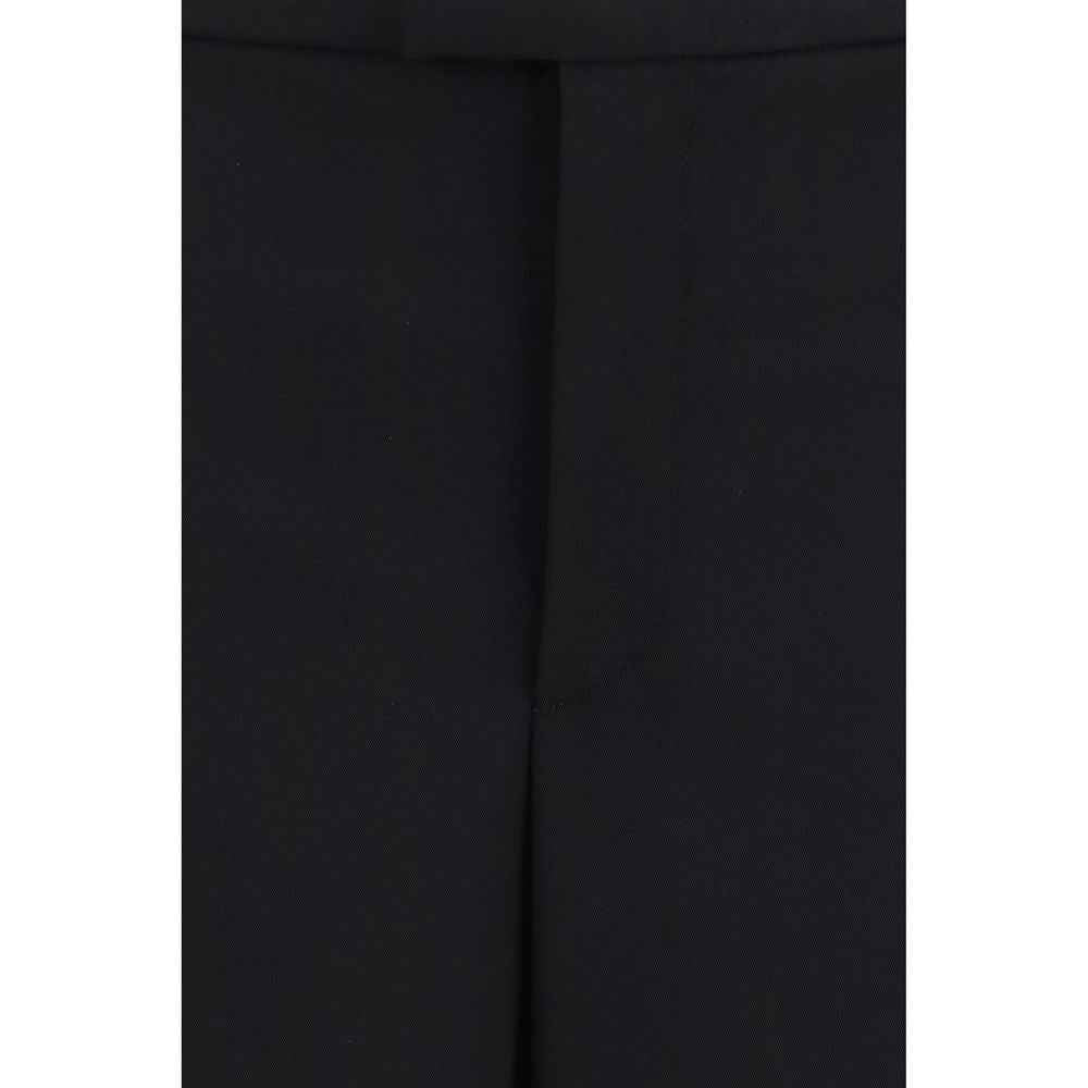 Gucci Black Wool Oves Aries Casual Pants