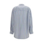 Gucci Blue Silk Shirt