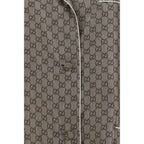 Gucci Beige Silk Dress Shirt