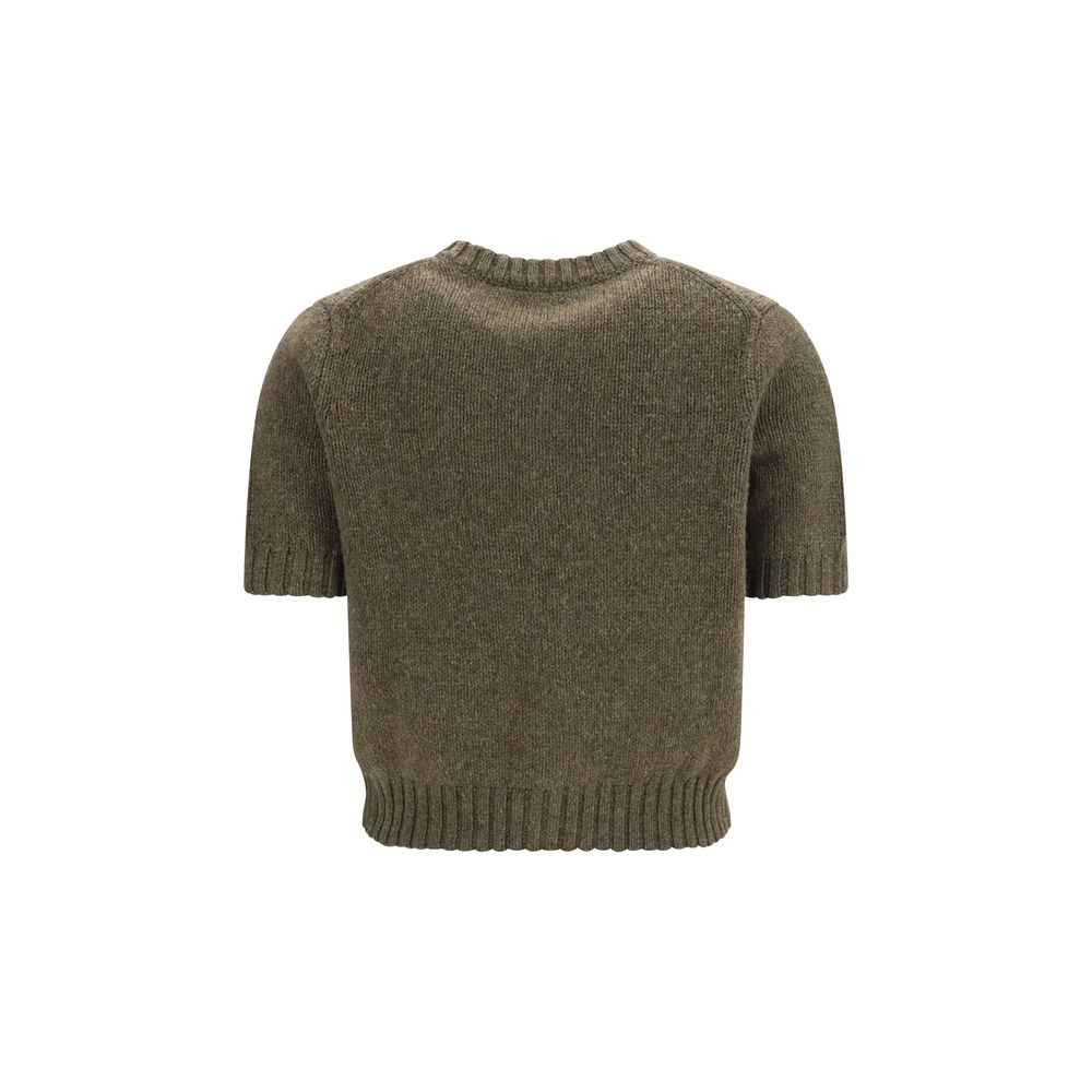 Khaite Bicolor Cashmere Cardigan