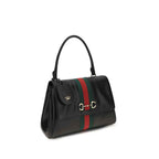 Gucci Black Calf Leather Bos Taurus Handbag