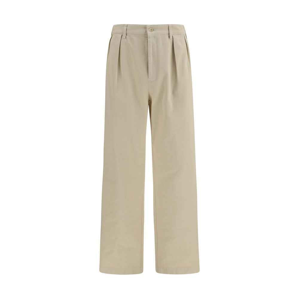 Prada Beige Cotton Casual Pants