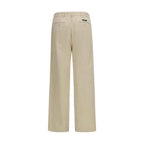 Prada Beige Cotton Casual Pants