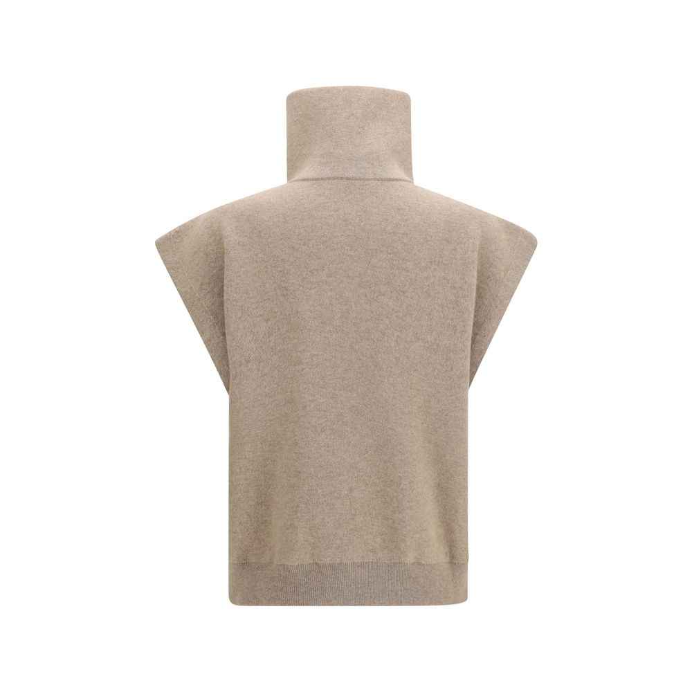 Brunello Cucinelli Beige Cashmere Cardigan