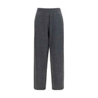 Brunello Cucinelli Gray Cashmere Casual Pants