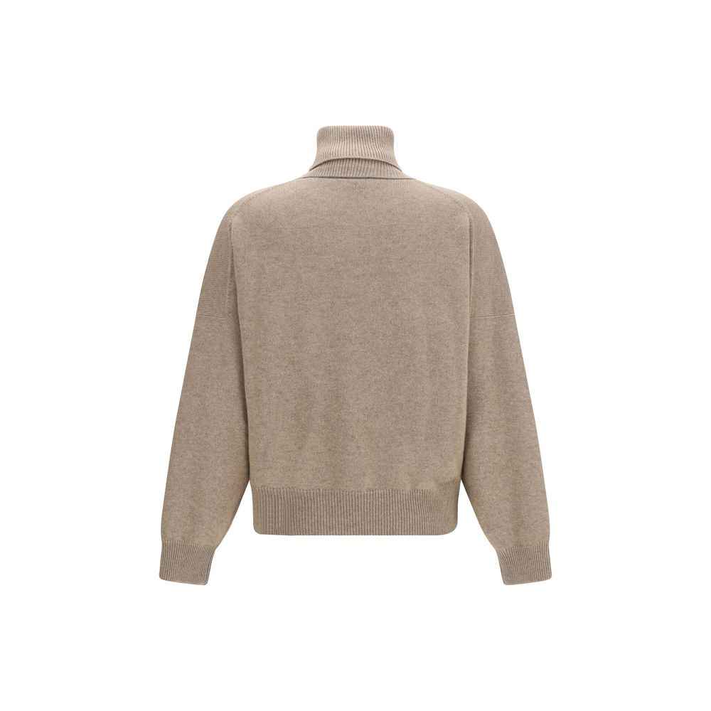 Brunello Cucinelli Brown Cashmere Turtleneck