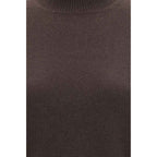 Brunello Cucinelli Brown Cashmere Turtleneck