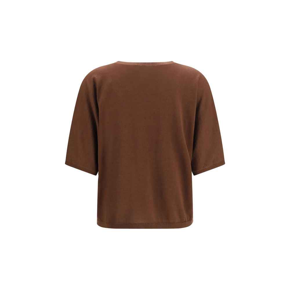 Brunello Cucinelli Brown Cashmere Sweatshirt
