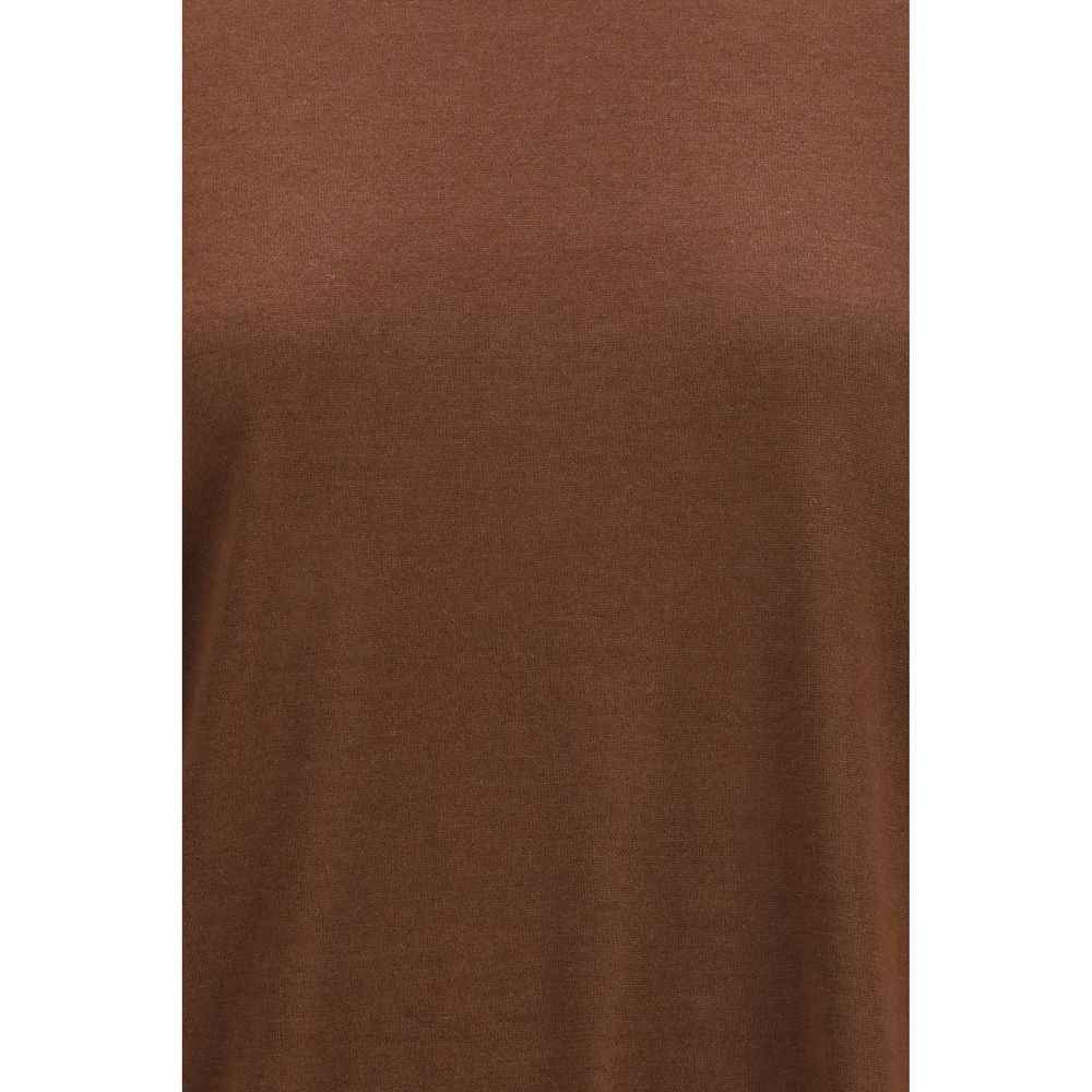 Brunello Cucinelli Brown Cashmere Sweatshirt