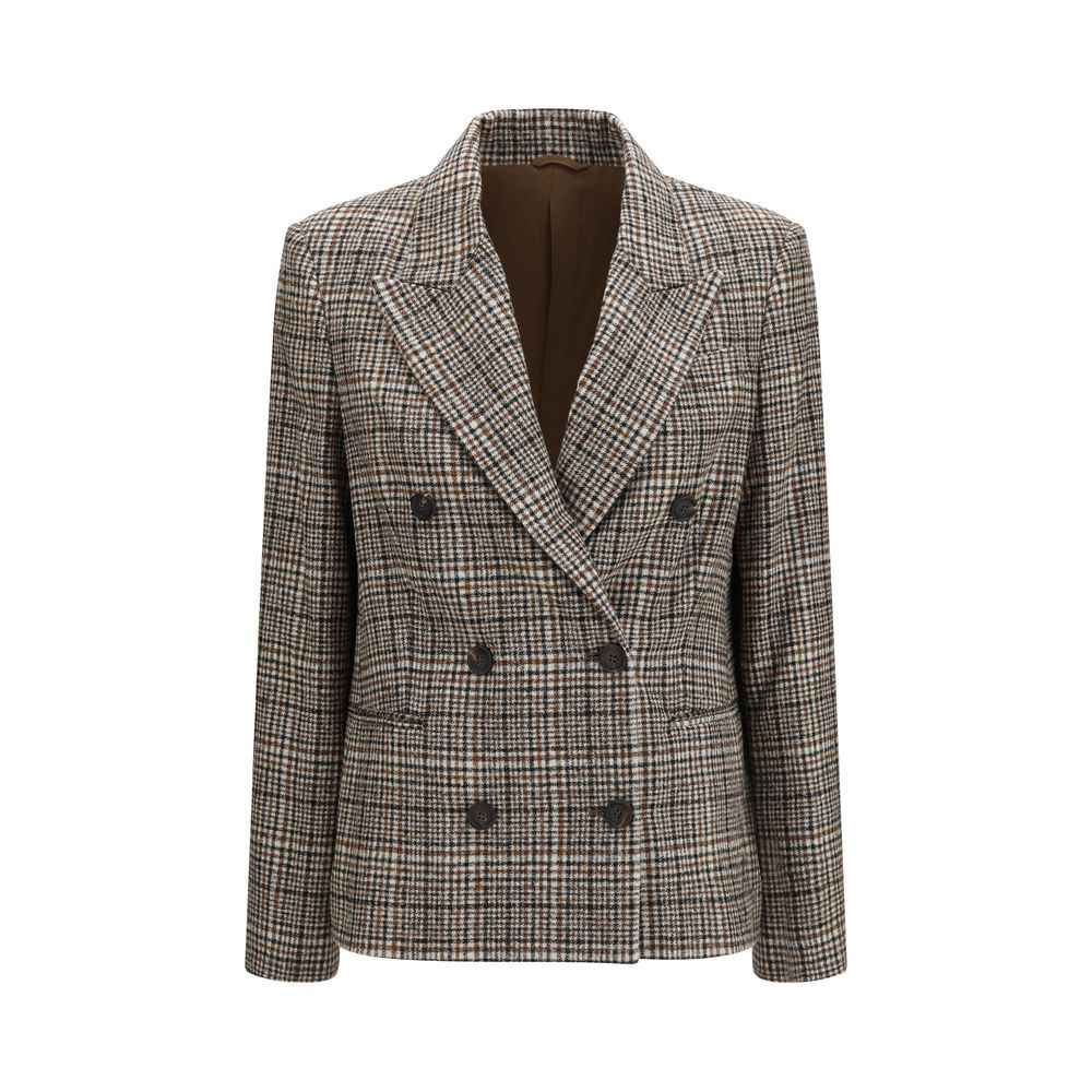 Brunello Cucinelli Multicolor Alpaca Vicugna Pacos Jacket