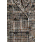 Brunello Cucinelli Multicolor Alpaca Vicugna Pacos Jacket