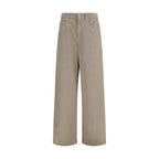 Brunello Cucinelli Beige Cotton Casual Pants