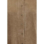 Brunello Cucinelli Beige Viscose Dress Shirt