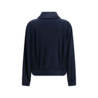 Brunello Cucinelli Blue Cotton Sweatshirt