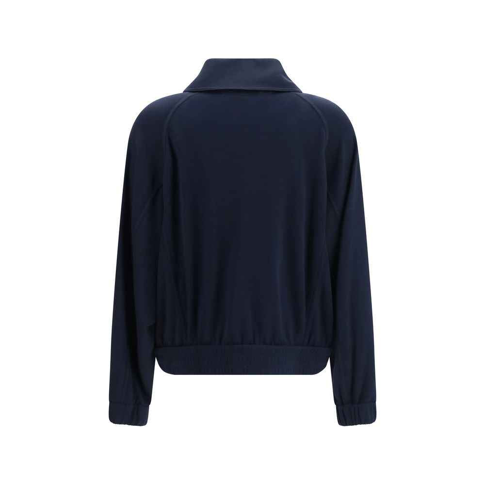 Brunello Cucinelli Blue Cotton Sweatshirt
