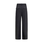 Brunello Cucinelli Gray Wool Oves Aries Dress Pants