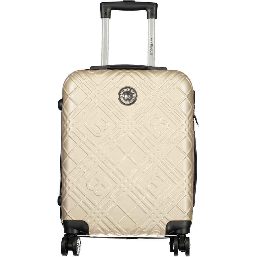 Laura Biagiotti Gold Polyurethane Women's Travel Bag