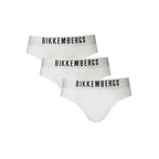 Bikkembergs White Polyester Men's Underwear Slip