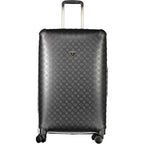 Guess Jeans Black Polyurethane Women's Travel Bag