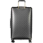 Guess Jeans Black Polyurethane Women's Travel Bag