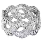 Swarovski Gray Stainless Steel Bracelet