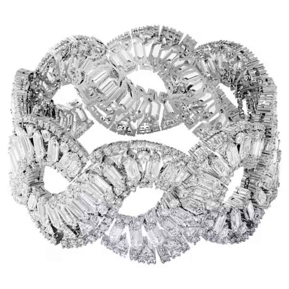 Swarovski Gray Stainless Steel Bracelet