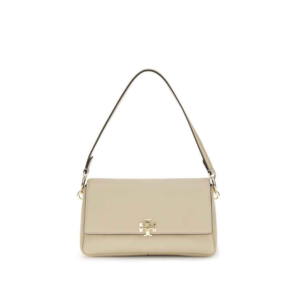 Tory Burch Beige Calf Leather Bos Taurus Shoulder Bag