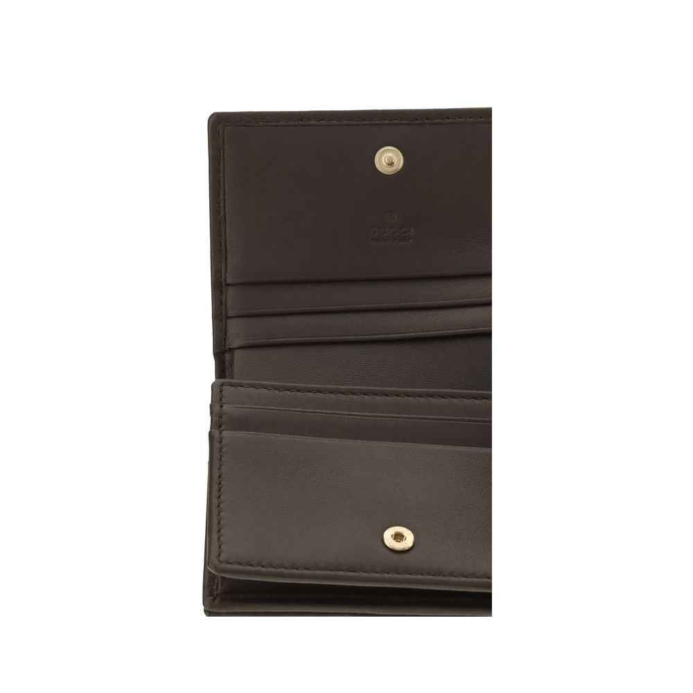 Gucci Brown Calf Leather Bos Taurus Wallet
