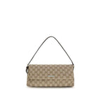 Gucci Brown Fabric Handbag