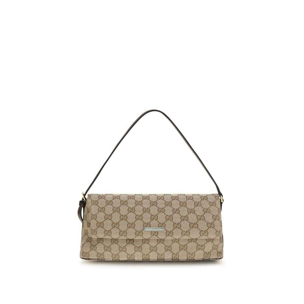 Gucci Brown Fabric Handbag