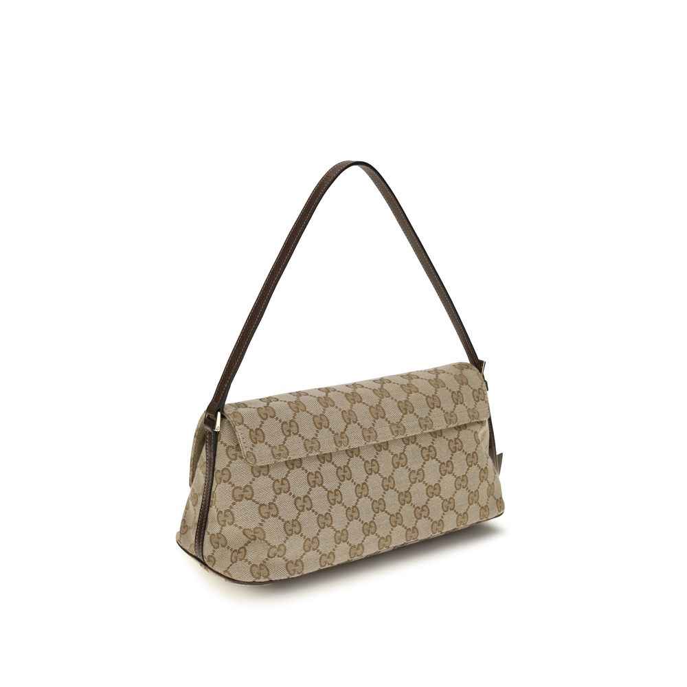 Gucci Brown Fabric Handbag