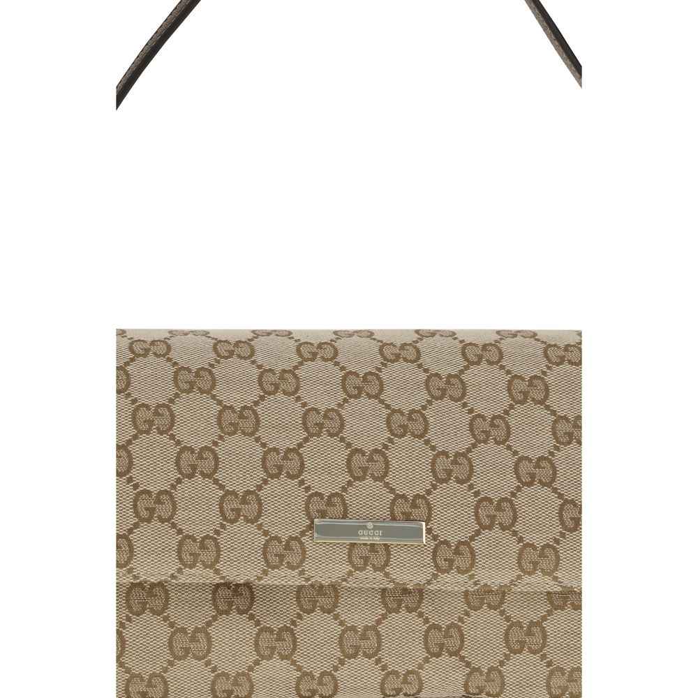 Gucci Brown Fabric Handbag