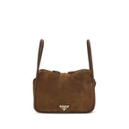 Prada Brown Calf Leather Bos Taurus Handbag