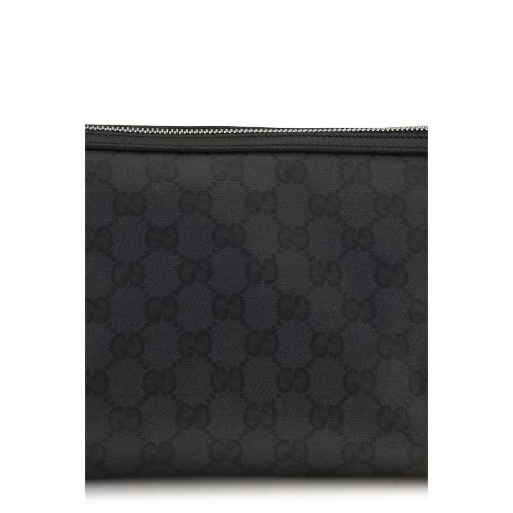 Gucci Black Fabric Clutch Bag