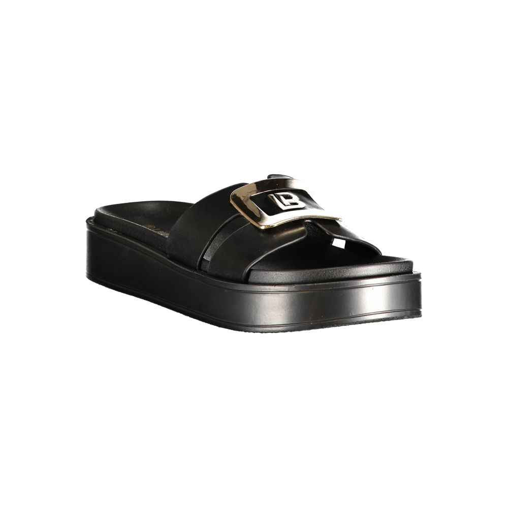 Laura Biagiotti Nero Polyurethane Women's Sandal