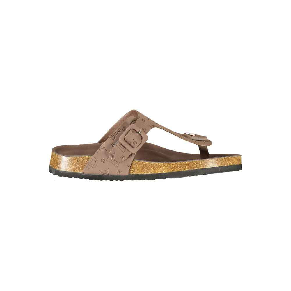 Laura Biagiotti Brown Polyurethane Women's Sandal