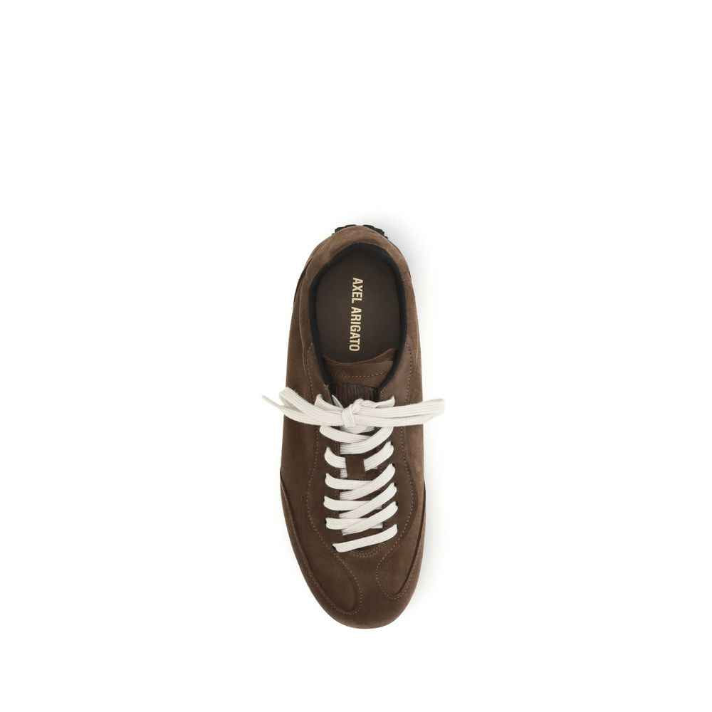 Axel Arigato Brown Calf Leather Bos Taurus Low Top Sneakers
