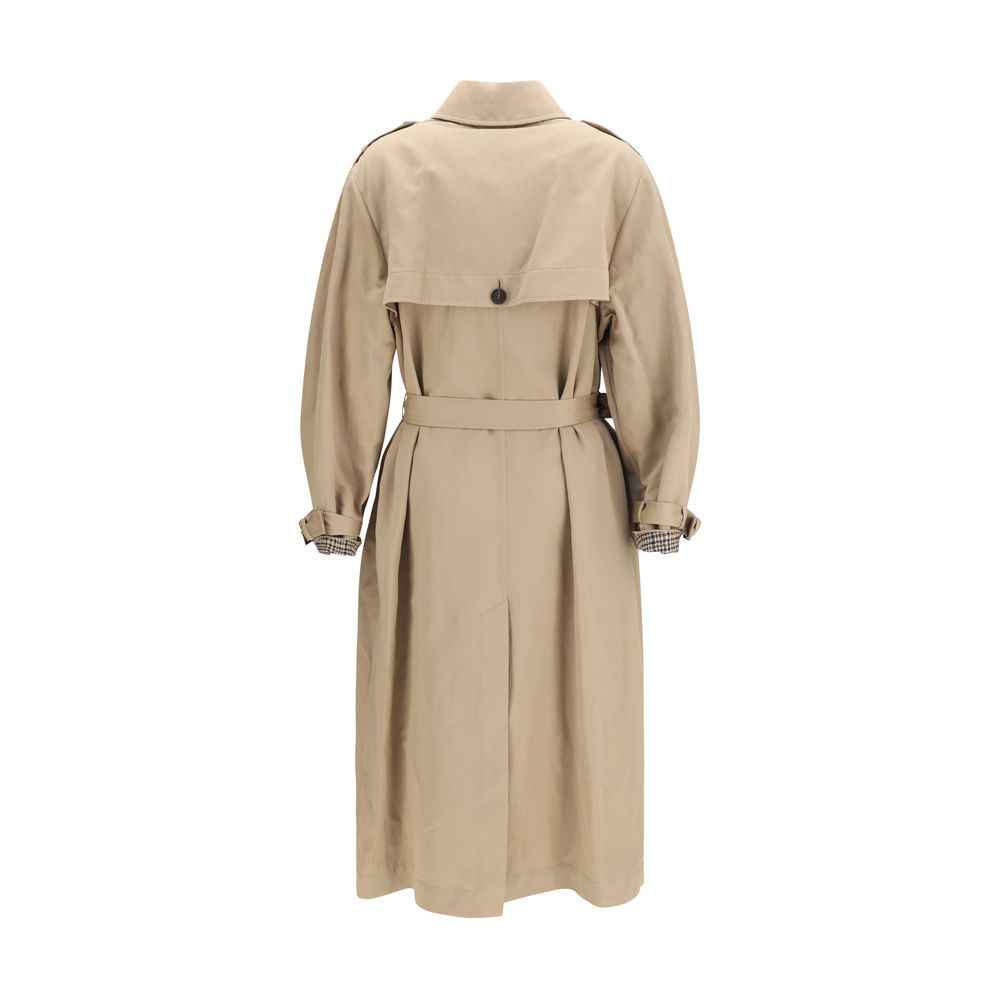 Brunello Cucinelli Beige Cotton Coat
