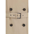 Brunello Cucinelli Beige Cotton Coat