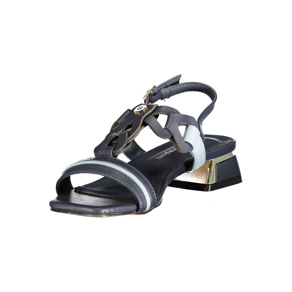 Laura Biagiotti Blue Polyurethane Women's Sandal