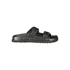 Laura Biagiotti Black Polyurethane Women's Slipper