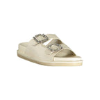 Laura Biagiotti White Polyethylene Flat Sandals