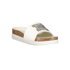 Laura Biagiotti White Polyethylene Slippers