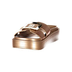 Laura Biagiotti Bronze Polyethylene Slippers