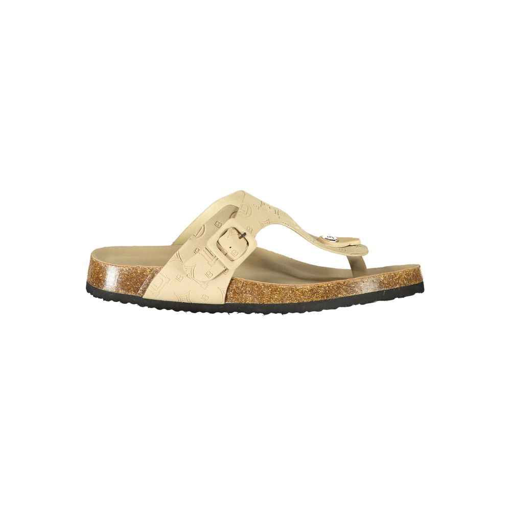Laura Biagiotti Beige Polyethylene Flip-Flop Sandals